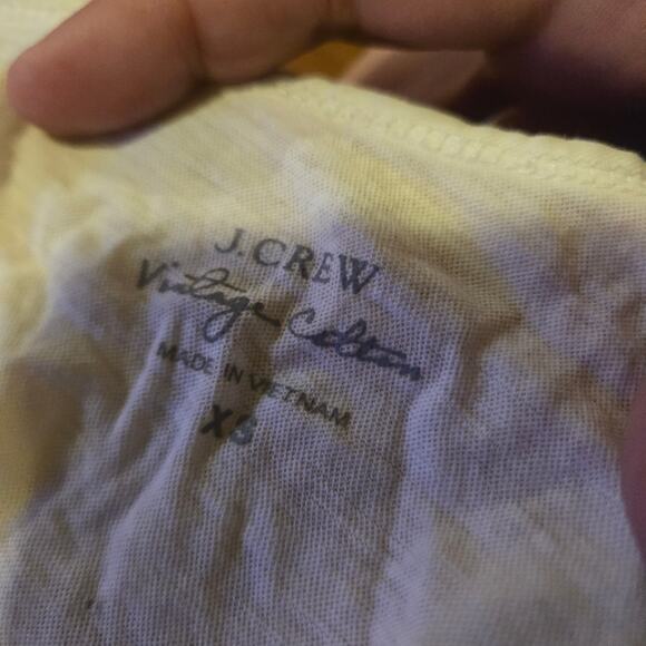 J.Crew Vintage Cotton Tank Top White Size XS - Picture 3 of 7